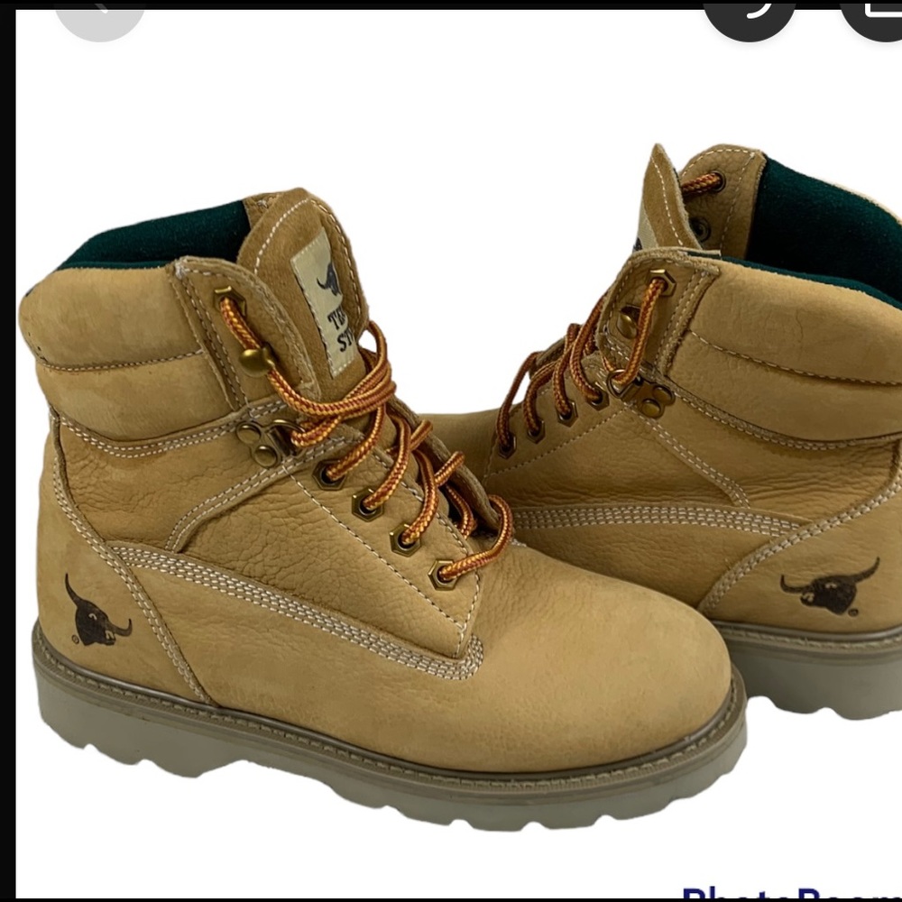 TEXAS STEER Work Boots 6". Size 5 Unisex
